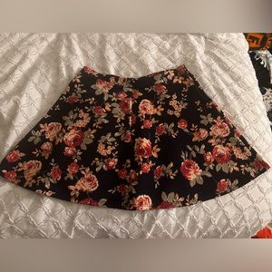 Flower mini skirt